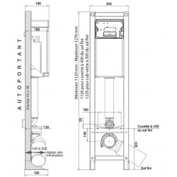 Regiplast Bâti-support Césame Autoportant CE3070 Regiplast Kobleo