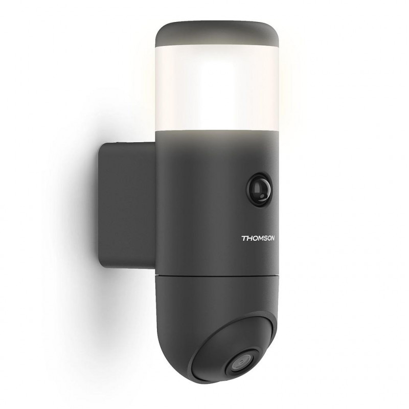 Thomson Caméra IP extérieure de vidéo surveillance avec éclairage Wifi 1080P R Kobleo
