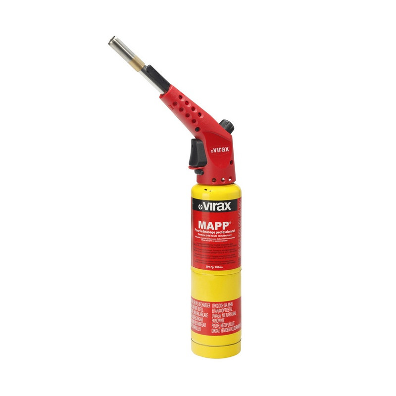 Virax Chalumeau à gaz MAPP Pro brasage coffret avec 2 cartouches gaz 2 x 399 Virax Kobleo Virax Chalumeau à gaz MAPP Pro brasage coffret avec 2 cartouches gaz 2 x 399 Virax Kobleo