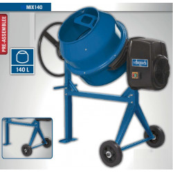 Scheppach Bétonnière MIX140 140L 550W Scheppach Kobleo