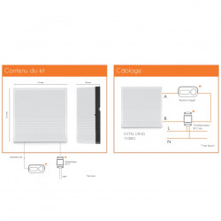 Avidsen Carillon filaire 8/12V Ding Extel Kobleo