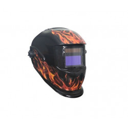 Scheppach Casque à souder automatique DIN 9 DIN 13 motif flamme AWH-500FL Kobleo