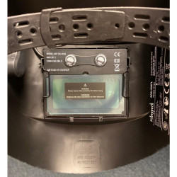 Scheppach Casque à souder automatique DIN 9 DIN 13 motif flamme AWH-500FL Kobleo