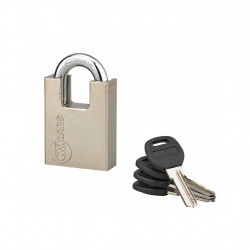 Thirard Cadenas QUADRA anse protégée 50 mm 4 clés réversibles nickel satin 955 Thirard Kobleo