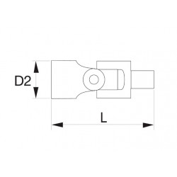 Bahco Cardan 1-1/2 154,2 mm finition phosphatée K9867S Kobleo Bahco Cardan 1-1/2 154,2 mm finition phosphatée K9867S Kobleo