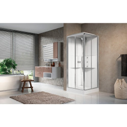 Novellini Cabine média carrée accès d'angle 2.0 900x900mm ME2A90M-1AA Kobleo