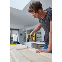 Ryobi Perceuse visseuse à batterie 18V 2x2,0Ah Li-Ion 40Nm R18DD2-220S Kobleo