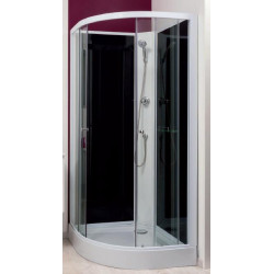 Ondée Cabine douche 1/4 cercle accès d'angle 80x80cm non-hydro GENA Kobleo
