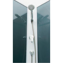 Ondée Cabine douche carré accès d'angle portes coulissantes fondVert d'eau 8 Ondée Kobleo