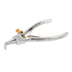 Bahco Pince à circlip 130 mm bec courbé à 90° et finition chromée 2466 B10 Bahco Kobleo