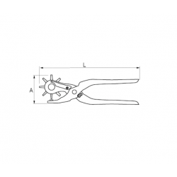 Irimo Pince emporte-pièce 6 embouts 330021 Irimo Kobleo