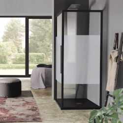 Samo Paroi douche fixe 77-79cm Ht200cm droite Acrux Kobleo