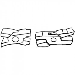 Bessey Pince à agrafe droite 60 mm branches entrelacées D331-60 Bessey Kobleo