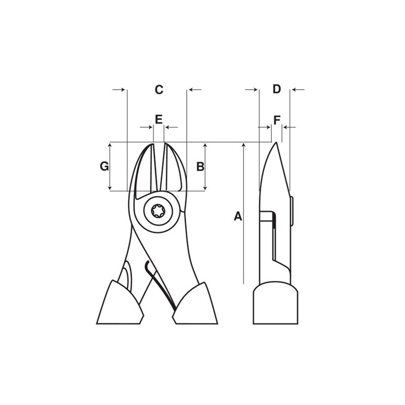 Bahco Pince coupante diagonale gainée ERGO™ 160 mm avec anneau sécurité TAH2 Bahco Kobleo Bahco Pince coupante diagonale gainée ERGO™ 160 mm avec anneau sécurité TAH2 Bahco Kobleo