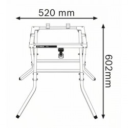 Bosch Piètement pour scie circulaire sur Table Bosch GTS10J GTA 600 Bosch Kobleo Bosch Piètement pour scie circulaire sur Table Bosch GTS10J GTA 600 Bosch Kobleo