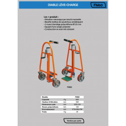 Stockman Diable lève-charge FM60 600kg Stockman Kobleo
