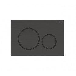 Geberit Plaque de déclenchement et commande WC et urinoir Noir mat/ noir Sigma Kobleo
