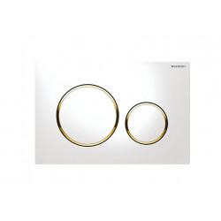 Geberit Plaque de déclenchement Sigma20 blanc / doré 115.882.KK.1 Geberit Kobleo