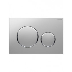 Geberit Plaque de déclenchement WC Sigma20 acier inoxydable brossé / poli 1158 Geberit Kobleo