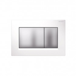 Geberit Plaque de déclenchement WC Sigma30 blanc / chromé mat 115.883.KL.1 Geberit Kobleo