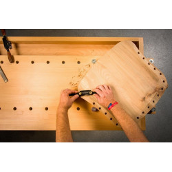 Ramia Etabli de bois Diamond 1500 L150cm finition vernis ou huile Ramia Kobleo