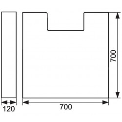 Creazur Piétement cache tuyaux 70 cm Kobleo