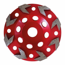 Leman Plateau diamanté speed fléches béton granit D125x2223 mm hauteur 5 mm Kobleo Leman Plateau diamanté speed fléches béton granit D125x2223 mm hauteur 5 mm Kobleo