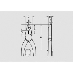 Bahco Pince à freiner à finition phosphatée 282 mm 2855 D Kobleo