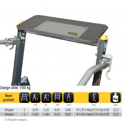 Centaure Plate-Forme de Travail (accès rayon) 1 marche STEPPER Kobleo