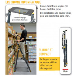 Centaure Plate-Forme de Travail (accès rayon) 1 marche STEPPER Kobleo