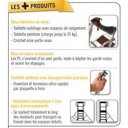 Centaure Plateforme Individuelle Roulante à haut. Fixe avec étayages h:3m45 PL6 Centaure Kobleo