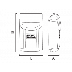Bahco Pochette verticale pour téléphone portable 4750-VMPH-1 Bahco Kobleo