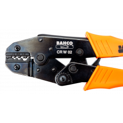 Bahco Pince à sertir 225 mm avec cliquet pour connecteurs non isolés CR W 02 Bahco Kobleo