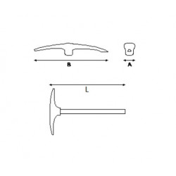 Bahco Pioche antidéflagrante en aluminium bronze 910 x 360 mm NS800-1100 Bahco Kobleo