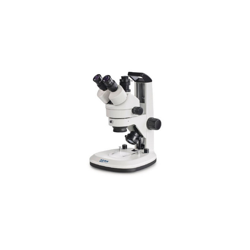 Kern sohn Microscope trinoculaire OZL468 3W Led 0,7x-4,5x avec poignée Kern Kobleo