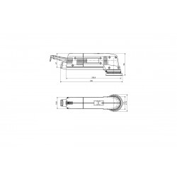 Metabo Ponceuse excentrique 220W 80mm SX E 400 Metabo Kobleo