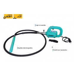 Imer Vibreur à béton EVPI58/4 D58mm flexible 4m Imer Kobleo