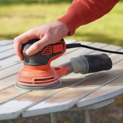 Black and Decker Ponceuse excentrique KA199 240W D125mm Black & Decker Kobleo Black and Decker Ponceuse excentrique KA199 240W D125mm Black & Decker Kobleo