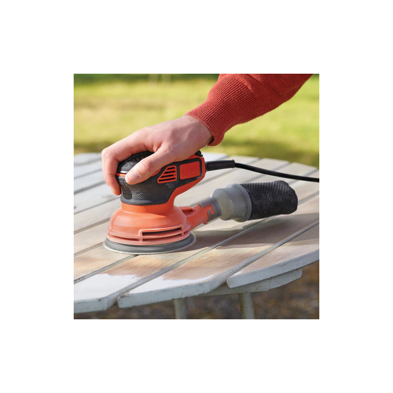 Black and Decker Ponceuse excentrique KA199 240W D125mm Black & Decker Kobleo Black and Decker Ponceuse excentrique KA199 240W D125mm Black & Decker Kobleo