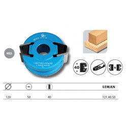 Leman Porte-outils à profiler diamètre 120 mm Haut 40 mm Fers Contre-fers 12 Leman Kobleo