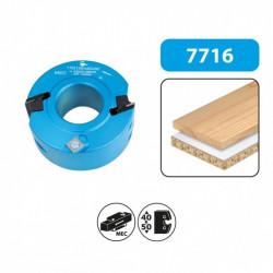 Leman Porte-outils 123.50.50 à profiler/feuillurer D120mm Ht50mm Leman Kobleo