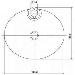 Bossini Porte-savon transparent 163024 Bossini Kobleo