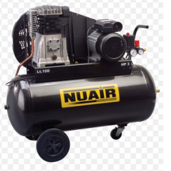 Nuair Compresseur 100 litres par courroie 2CV 10 bars- B2800/100CM2 Nuair Kobleo
