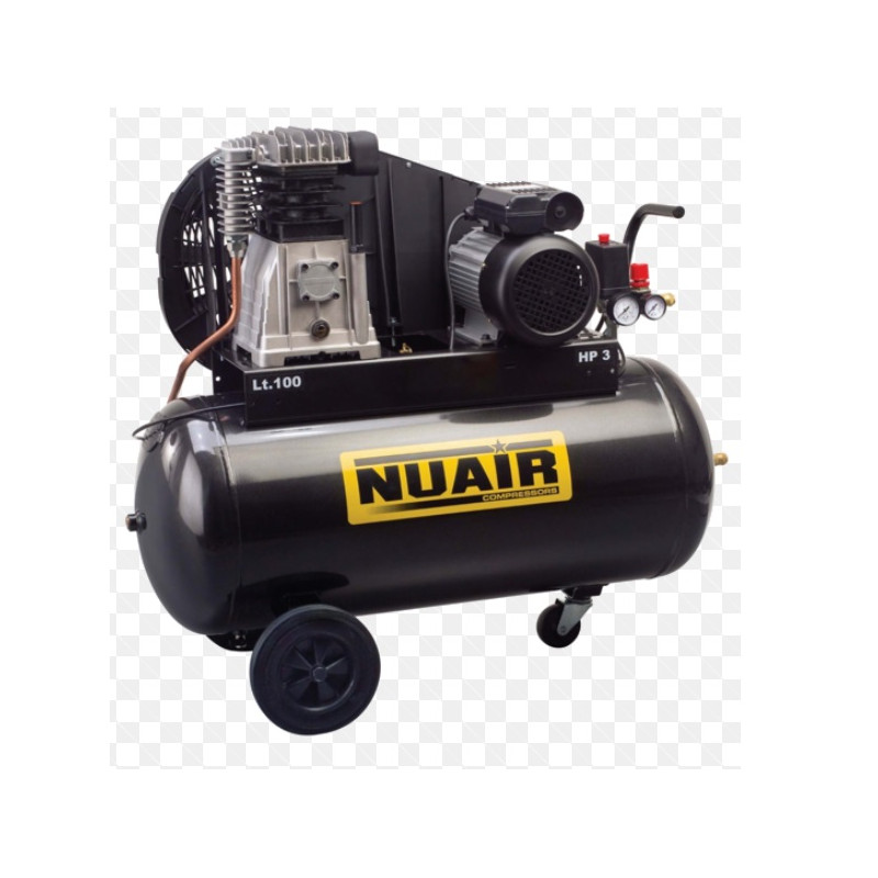 Nuair Compresseur 100 litres par courroie 2CV 10 bars- B2800/100CM2 Nuair Kobleo
