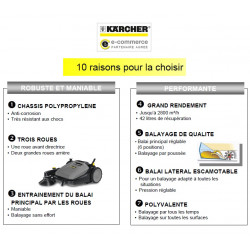 Karcher Balayeuse mécanique 480mm KM 70/20 C Kobleo Karcher Balayeuse mécanique 480mm KM 70/20 C Kobleo
