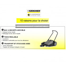 Karcher Balayeuse mécanique 480mm KM 70/20 C Kobleo Karcher Balayeuse mécanique 480mm KM 70/20 C Kobleo