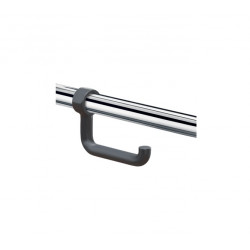 Delabie Porte-papier toilette à rouleau pour barre d'appui Diam 32 à 34mm gris Kobleo