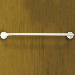 Godonnier Porte-serviette simple et fixe 400mm blanc Kobleo