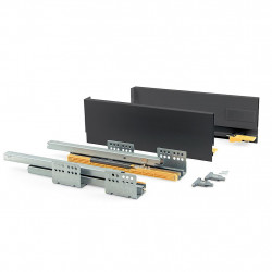 Emuca Kit tiroir cuisine Concept H138mm prof 300mm fermeture amortie Acier G Kobleo