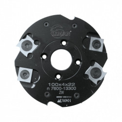 Leman Porte-outils à rainer pour assemblage à lamelle D100 x 396 x Al22 mm d Kobleo
